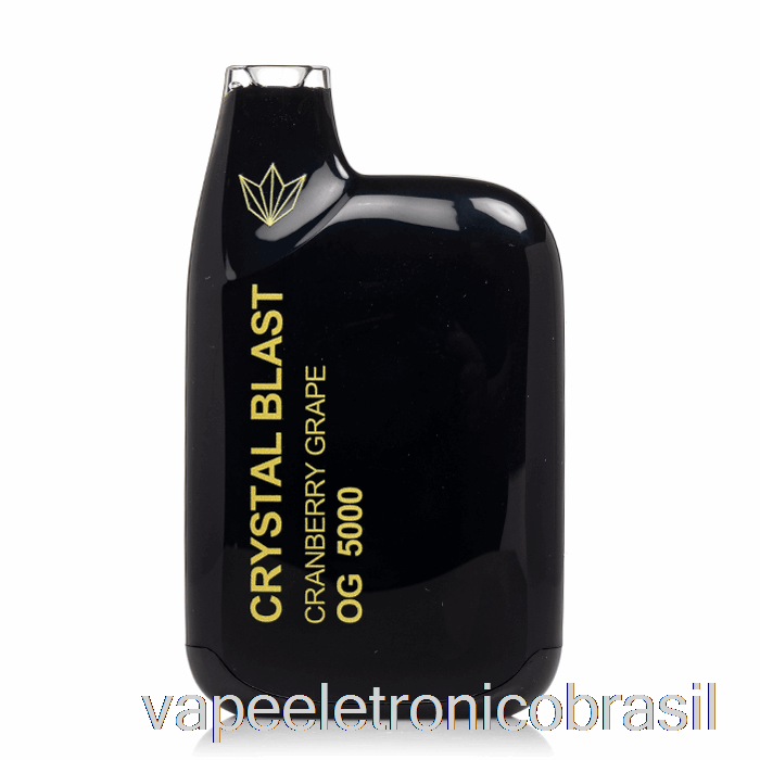 Vape Eletrônico Crystal Blast Og5000 Descartável Cranberry Grape